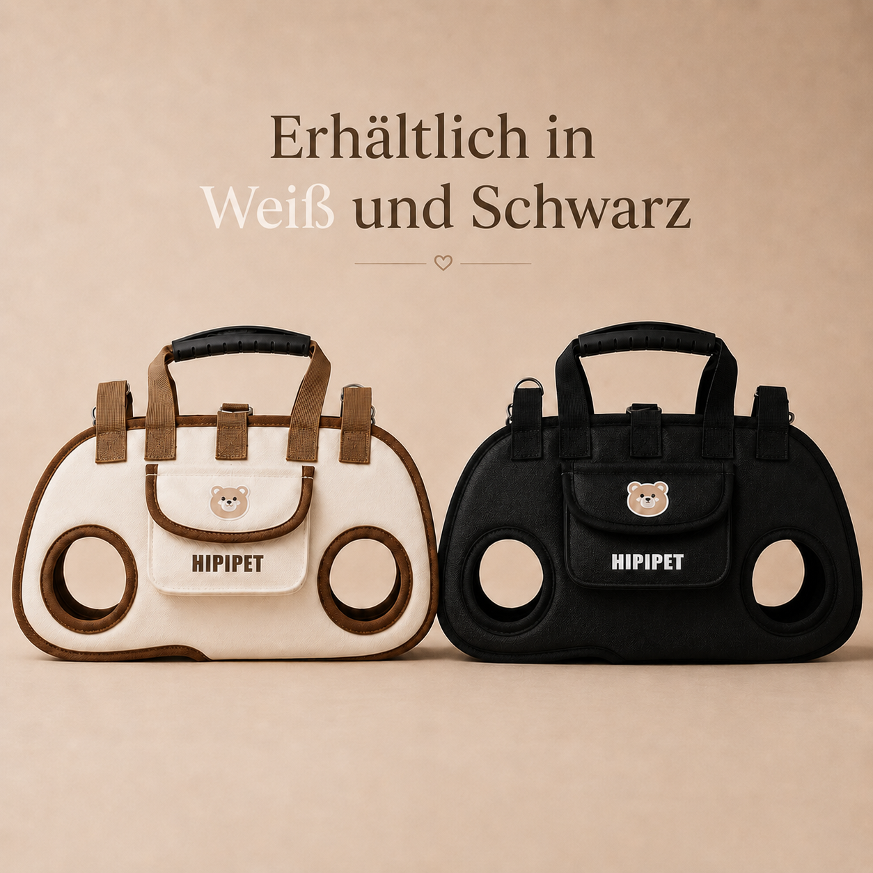 HIPIPET™ 2-in-1 Tragegeschirr – Spazieren & Tragen in einem